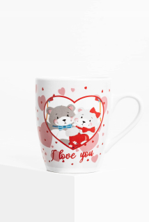Darček na Valentína - Valentínsky hrnček MG HOME & DARTE 300 ml keramika