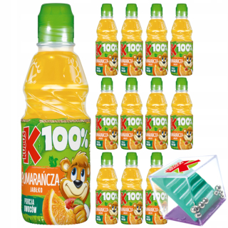 Kubuś 100% pomarančový džús Jablkové ovocie 12x300ml