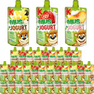 Winnie Mus + jogurt mix Rôzne chutné nastavenie 36x 80 g