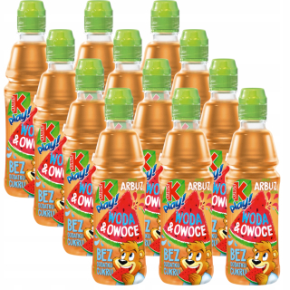 Kubuś Play Water Fruit jablkový melón arónia 12x400Ml