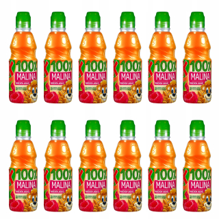 Winnie Juice 100% Raspberry Carrot Apple 300ml X12 ks