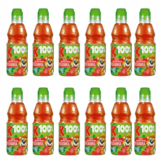 Winnie Juice 100% Strawberry Marec Banana 300ml X12