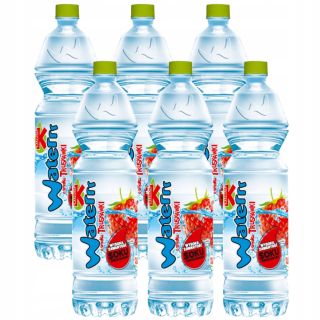 Kubuś Water Nápoj s jahodovou príchuťou 6 x 1,5 l