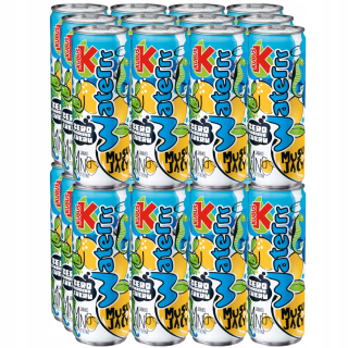 Kubuś Waterrr zero can apple mango 24 x 250ml