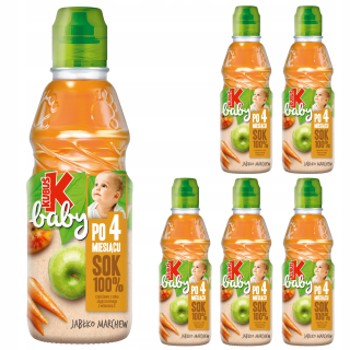 Winnie Baby Juice 100% Apple Carrot 6 x 300 ml