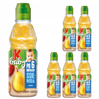 Winnie Baby Juice + Water Apple hruška 6 x 300 ml