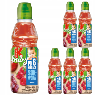 Winnie Baby Juice Water Apple Raspberry Grape 6 x300