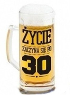 Polliter piva vtipné darčekové nápisom 30 narodeniny 30kA
