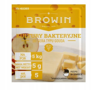 Bakteriálne kultúry pre syr Gouda 2x1g