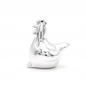 Veľkonočná dekorácia - Veľkonočná figurína drevená zajac 19 cm