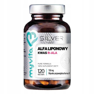 Spaľovač tuku - Alfa Lipoová Kyselina R-ALA 150mg 120 kapsuly MyVita