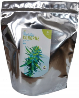 CBD - Konope kvety a listy s CBD 100g bez THC