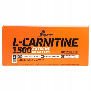 Spaľovač tuku - L-Carnitín 1500 Extreme Olimp L-Carnitina 120 KAP