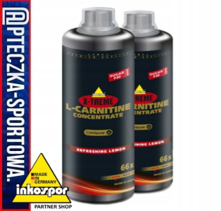 Spaľovač tuku - L-karnitínový koncentrát 2000 ml Inkospor (2x1000)