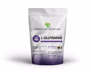 Aminokyseliny - L-glutamín glutamínový prášok 454g aminokyseliny