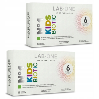 LAB ONE 2X KIDSBIOTIC 30 sasz PROBIOTICKÝ PRE DETI