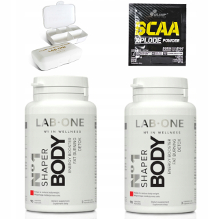 Spaľovač tuku - Lab One 2x Shaper Body 180k Tuk Bella Detox