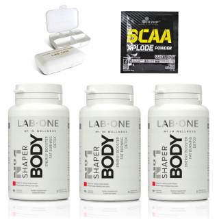 Spaľovač tuku - Lab One 3x Shaper Body 270k Tuk Bella Detox