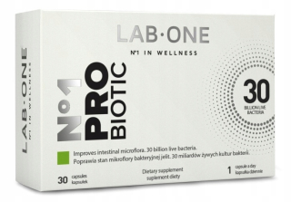 Lab One N1 probiotické 30K probiotických 30 miliárd čriev