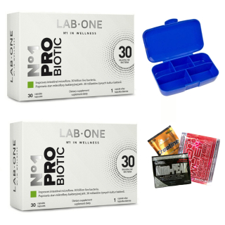 LAB ONE N ° 1 PROBIOTIC 60 k PROBIOTIC 30 BILLION GUT