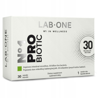Lab One NO1 probiotické 30KAP probiotické 30mld čreva
