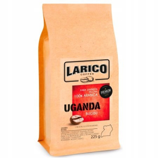 Zrnková káva - Larico Uganda Coffee Fazuľa vystrelili 225g
