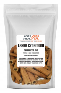 CINNAMON STICK 1kg Sušené škoricové tyčinky kvalitné