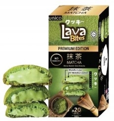Láva Bites Japonské Cookies Zelený čaj