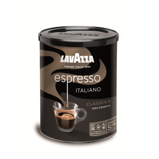 Káva mletá - LAVAZZA CAFFÈ ESPRESSO ZEMNÁ KÁVA 250G Plechovka