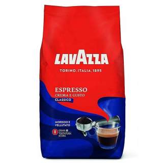 Zrnková káva -  Lavazza Crema Gusto Espresso Classico Grain 1kg