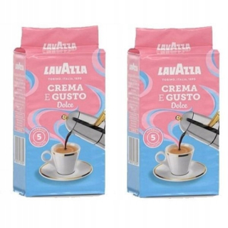 Káva mletá - Lavazza Crema E Gusto Dolce mleté kávy 2x 250g