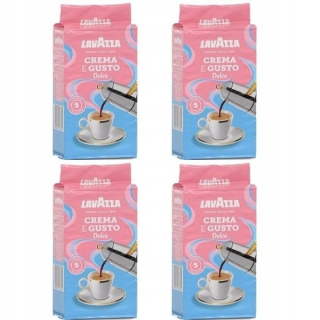 Káva mletá - Lavazza Crema E Gusto Dolce mleté kávy 4x 250g