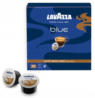 Kávový nápoj - Kapsuly Lavazza Blue Caffe Crema Lungo Set 100