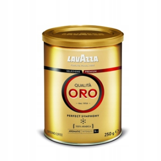 Káva mletá - KÁVA ZEMNÁ KÁVA LAVAZZA QUALITÀ ORO 250G Plechovka