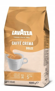 Zrnková káva -  Lavazza Grainy Coffee 1 kg Cafe Crema Taliansko