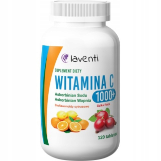 LAVENTI VITAMINA C1000 + BIOF.CYDRD.DZIKA ROŻA 120TA