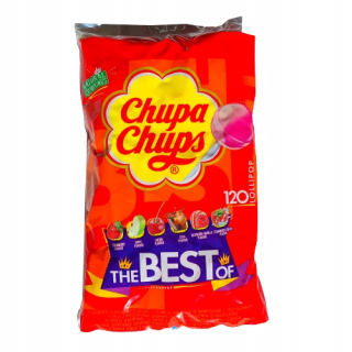 Lollipops Chupa Chups 120 Fruity PC pre deti