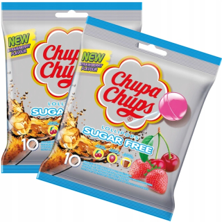 Lollipops Chupa Chups bez cukru 20 ks Lollipops Mix
