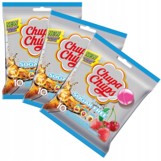 CHUPA CHUPS Lollipops ŽIADNY CUKOR 30 KS LOLLIPOPS MIX