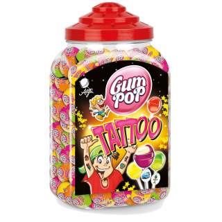 Lollipops Gum pop + tetovanie umývateľné 100ks do obchodu