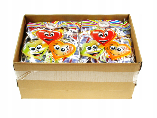 Lollipops Heart Heart Lollipop Caramel Sack 1000ks