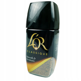 Instantná káva - LOR rozpustné kávy hladké a aromatické 165 g