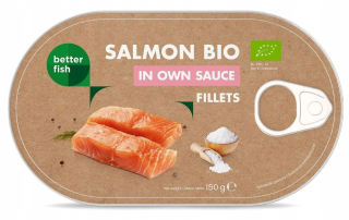 Lososové filé v bio omálosti 150 g (90 g) (pusz