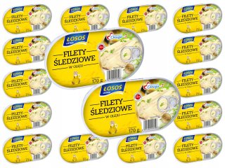 SALMON USTKA HERRING FILLETS V OLEJI 170g x16ks