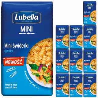 LUBELLA MAKARON CLASSIC MINI Świderek 12 x 400g