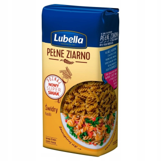 LUBELLA Cestoviny plné zrno 400g BORTS (balenie po 12)
