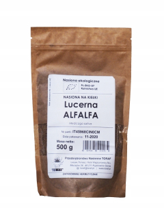 LUCERNA ALPHALFA JARNÉ SEMENÁ 500g ECO BIO TORAF