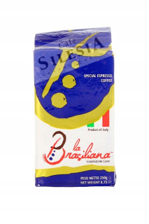 Káva mletá -  La Brasiliana Oro Blu 250g Mielona