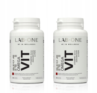 Lab ONE OMEGA VIT 120 Kapsuly Vitamín D3 K2 Hit