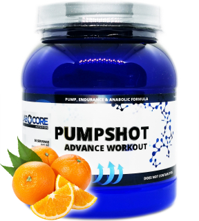 Kreatín - Labocore Nuntrition PUMPSHOT 500g oranžová